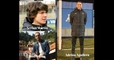Nerian Martín y Adrián Aguilera en fútbol 11 e Isidro Rico en fútbol sala son los elegidos...